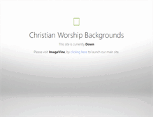Tablet Screenshot of christianworshipbackgrounds.com